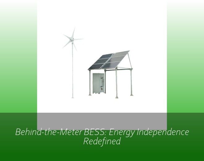 Behind-the-Meter BESS: Energy Independence Redefined